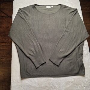 CYRUS Olive Green Rayon Long Sleeve Sweater Women's Size‎ Large